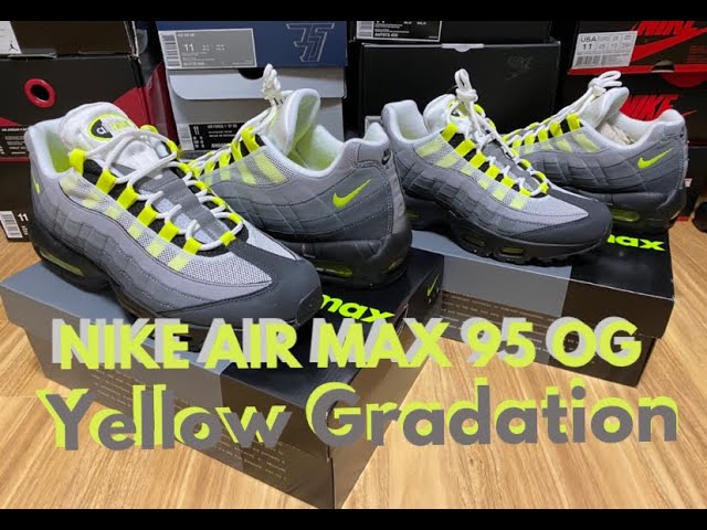 NIKE AIR MAX 95 OG "Yellow Gradation" review & on feet!! ナイキ エアマックス95 イエローグラデ