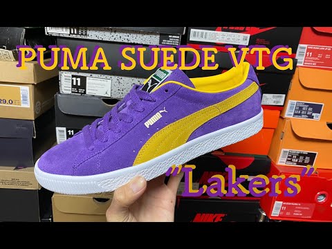 PUMA SUEDE VTG "LAKERS"(プーマ スエード レイカーズ) review & on feet!!