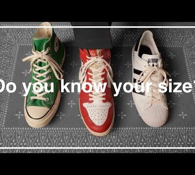 スニーカーのサイズ選びとシューレースの長さ