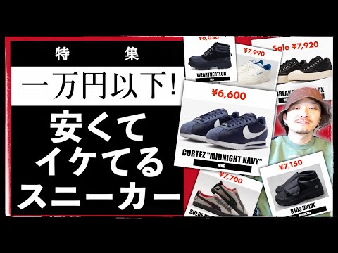 [特集] すべて一万円以下！安くてイケてるスニーカーを紹介します